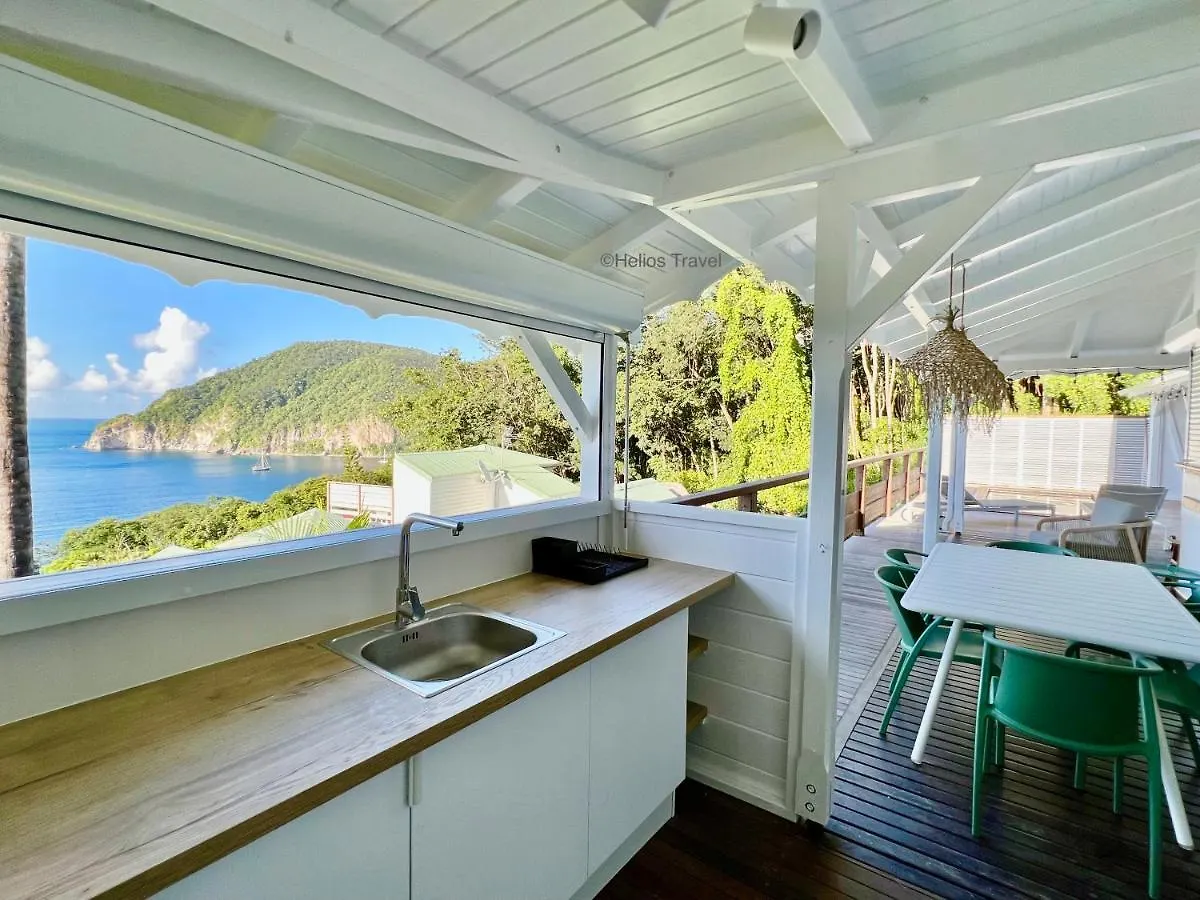 Villa Etoile Matutine, 3 Chambres, Piscine, Belle Vue Mer Deshaies